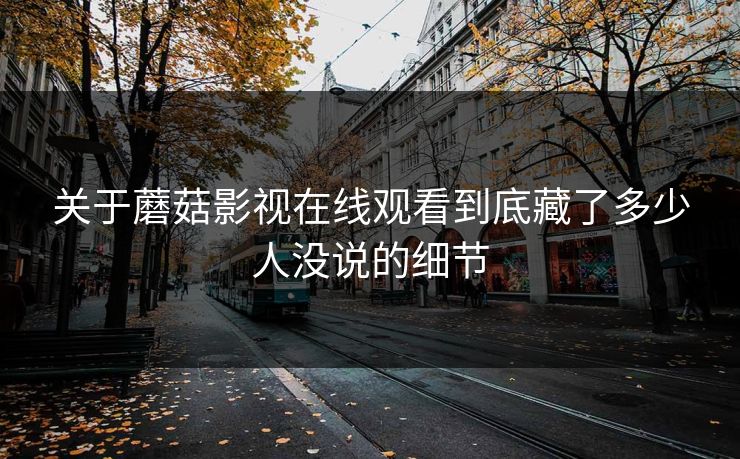 关于蘑菇影视在线观看到底藏了多少人没说的细节